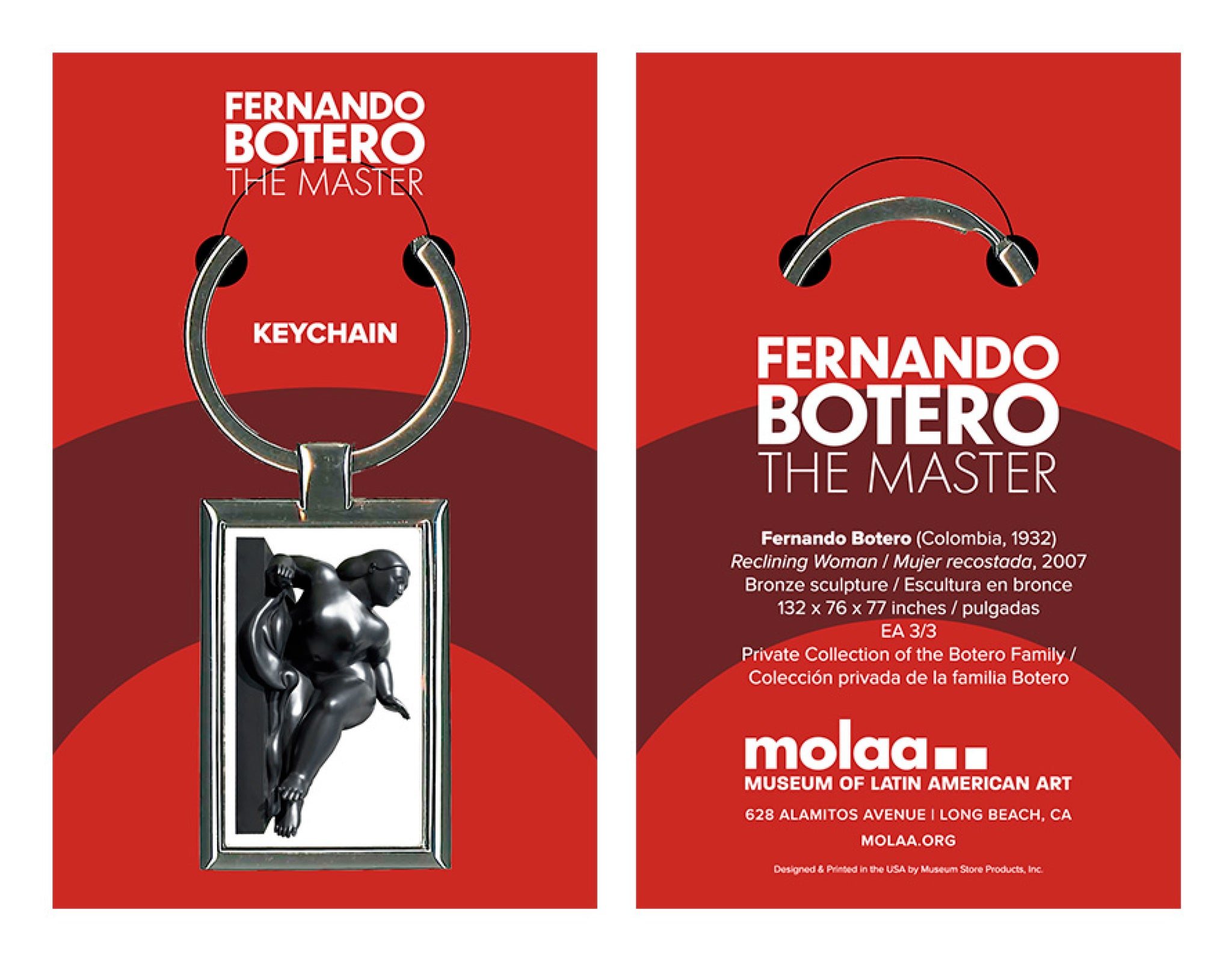 Fernando Botero: El Maestro exhibition - Keychain