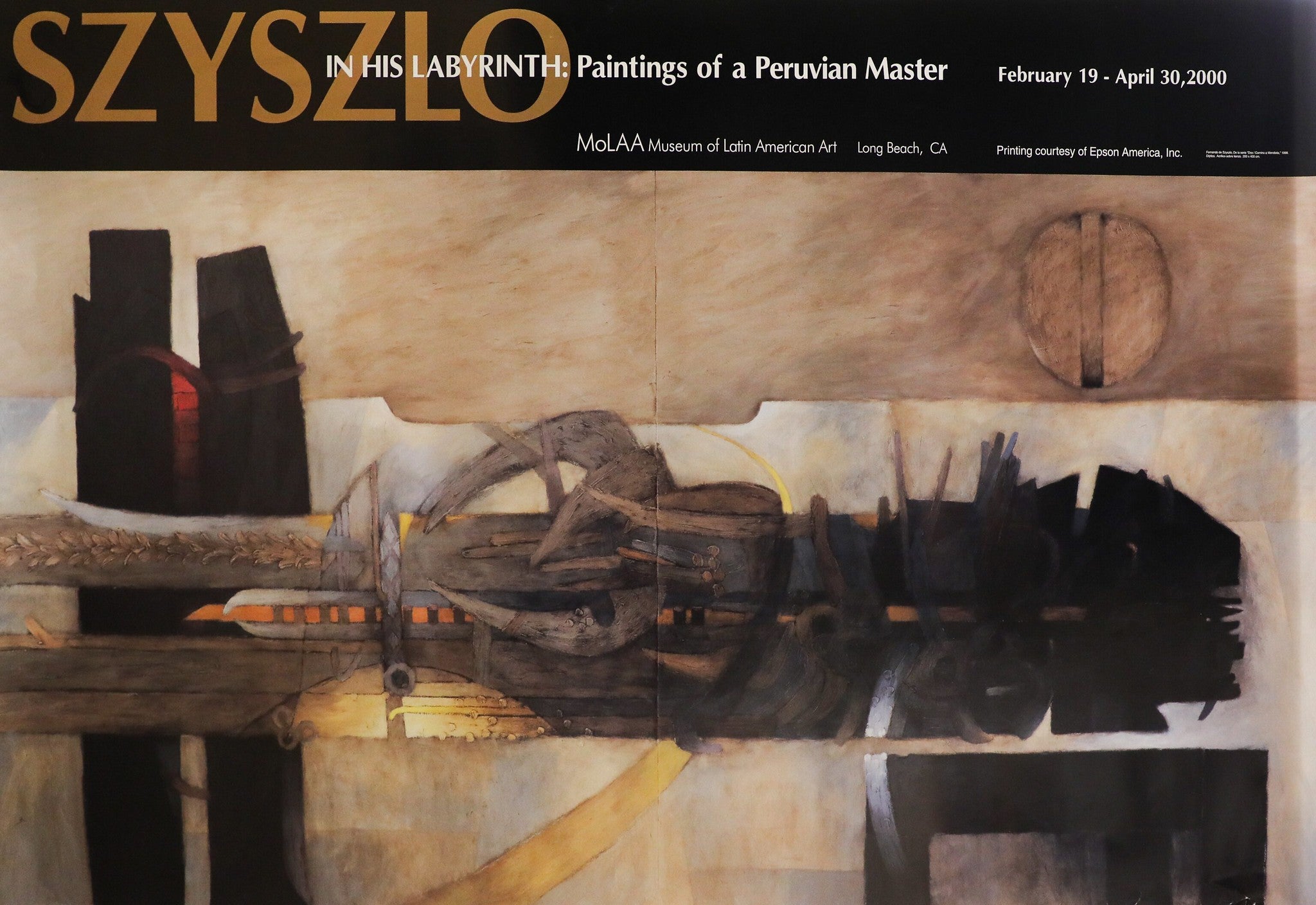 Szyszlo - In his labyrinth: Paintings of a Peruvian Master Poster