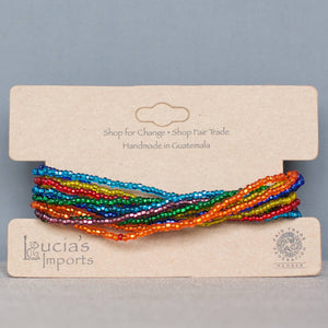 Guatemalan Rainbow 12 Strand Bracelet