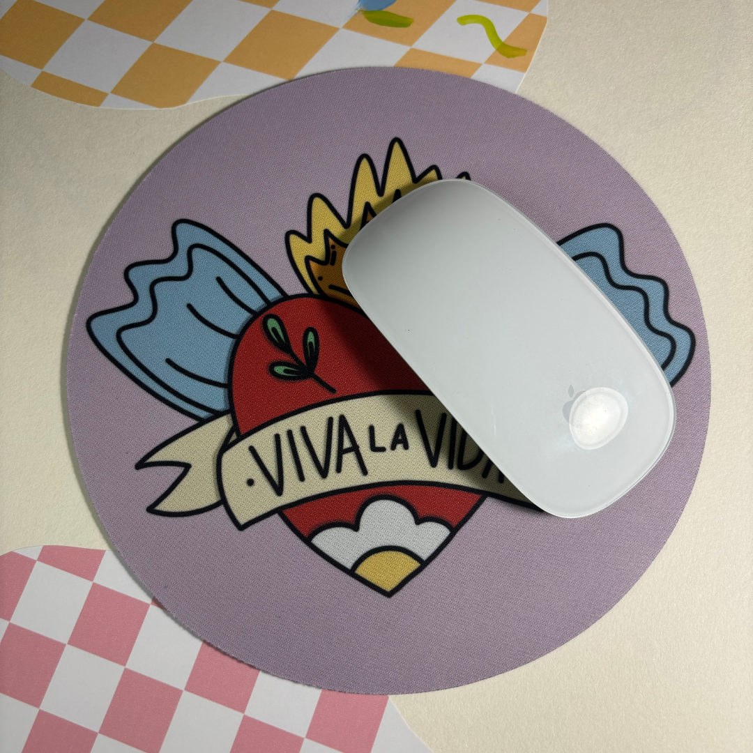 Viva La Vida Sacred Heart Mousepad