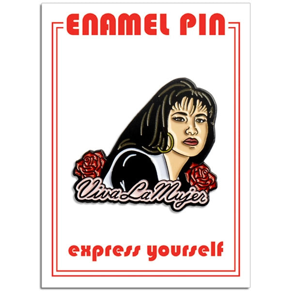 Selena Enamel Pin